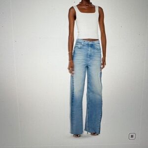 MOTHER Light Blue Flare Jeans